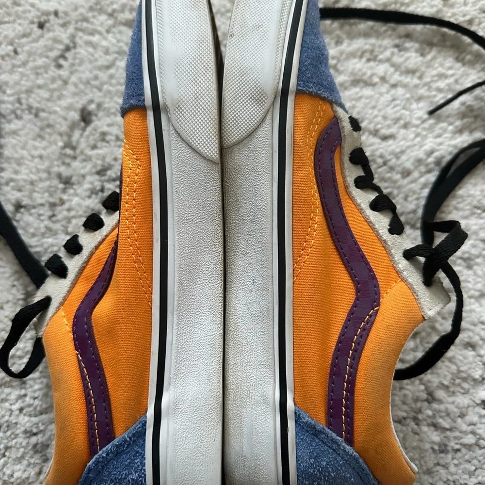 Vans Women's Sneakers - Purple, Orange, and Blue - Picture 2 of 3